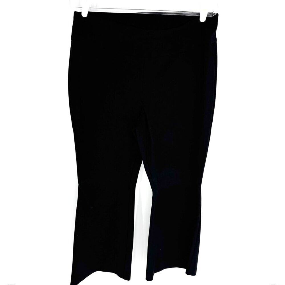 Chico's Ponte Ultra Flare Pants Black Size 3R US 16